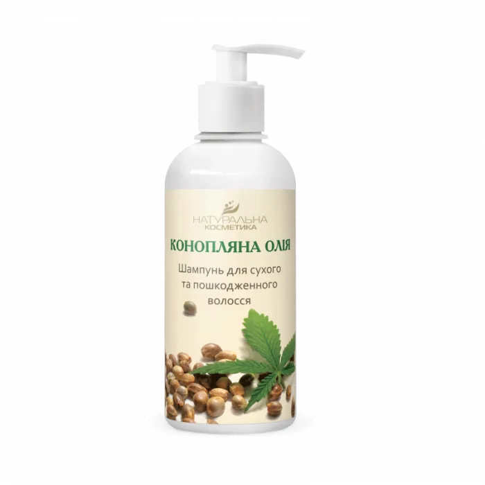 Шампунь для сухого та пошкодженого волосся «Конопляна олія»